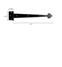 13" Strap Hinge Dimensions