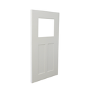 Playhouse Door Craftsman Style - Fiberglass/PVC With Window Side