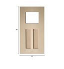 Playhouse Door Craftsman Style - Extira With Window Dimensions 24" x 48"