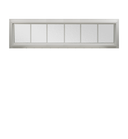 Transom Window White 60" x 12" Double Pane, G4, DP Rating 50 W3H1 Standard Glass Obscured Back