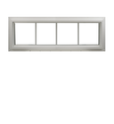 Transom Window White 48" x 12" Double Pane Standard Glass Clear Back