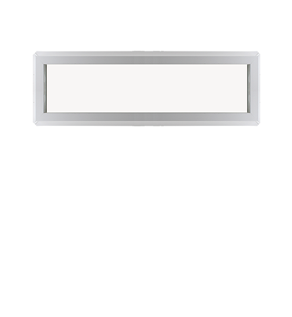 Fixed 10 X 36 Transom Double Pane Tempered Low E Clear PVC Window fixed-10-x-36-transom-double-pane-tempered-low-e-clear-pvc-window