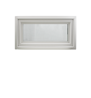 48" x 16" Crank Out Double Pane Windows Tempered Glass Low-E Clear Clear White - Front 48" x 16" Crank Out Double Pane Windows Tempered Glass Low-E Clear Clear White - Front