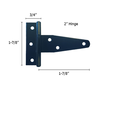 Shed Windows and More 3 x 2.5 SS304 Butt Hinge Stainless Steel Door Hinge