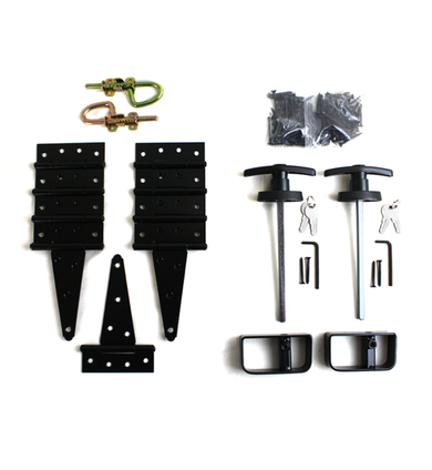 Hardware Kit #2 Standard Style T Hinge With Loop Style Barrel Bolts