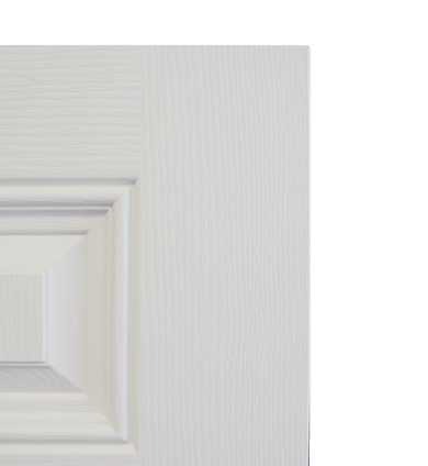 36" x 72" Textured 6 Panel Fiberglass Door Corner