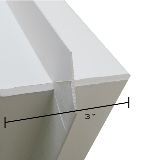 Vertical Slider 14" x 27" Double Pane Tempered Clear Glass Low-E PVC Window Side