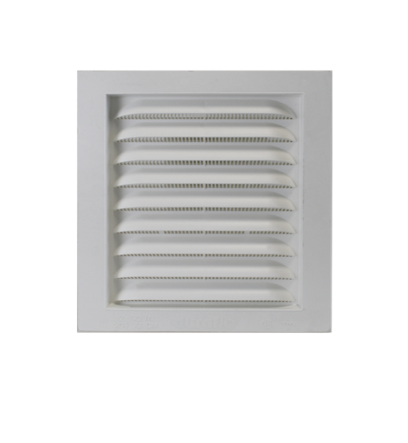 PVC Square Combined Gable Vent 12" x 12" Back