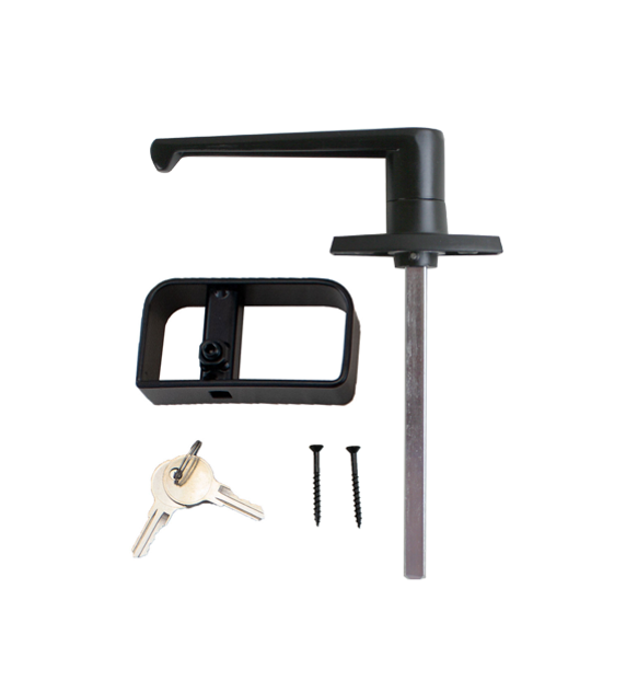 L-Handle Locks Black