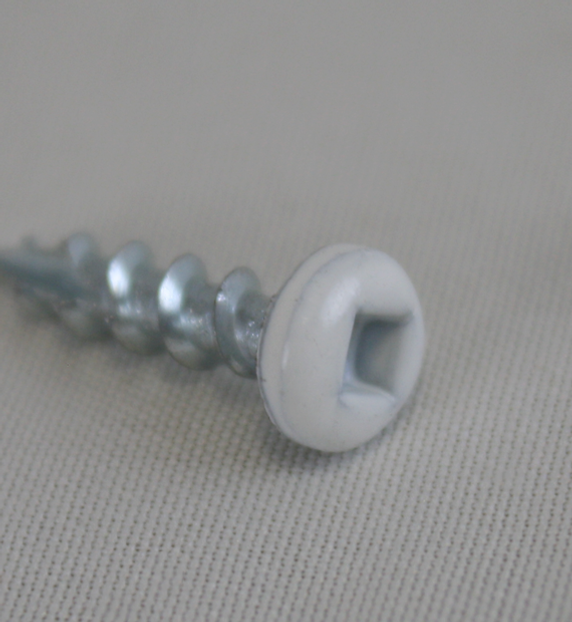 Window Screws #8 x 3/4" White Side