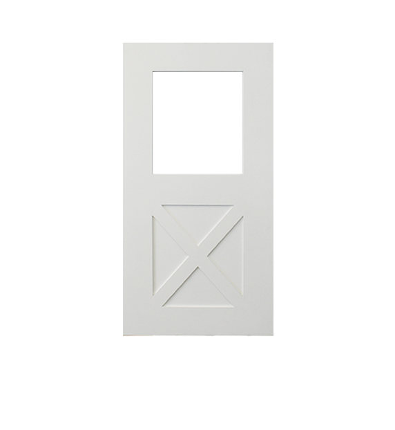 Playhouse Door Barn Style - Fiberglass/PVC With Window