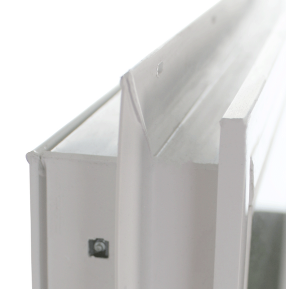 Vertical Window White 18" x 27" Double Pane, G4, DP Rating 66 Standard Glass Clear Side