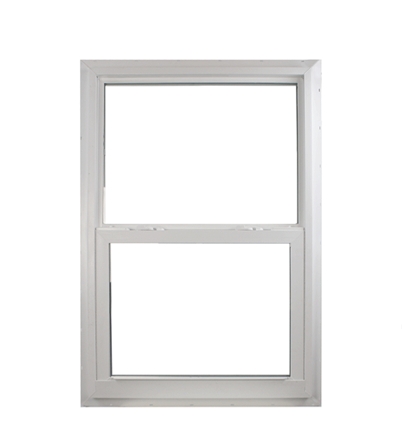 White Vertical Slider 24" x 36" Stander Double Pane Glass, DP Rating 66 with Argon Back