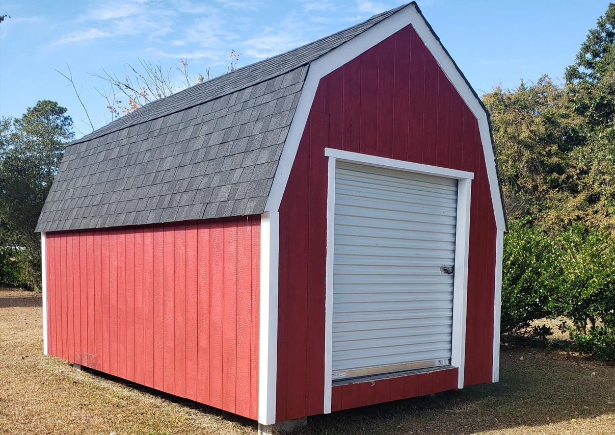 Roll Up Door on Shed