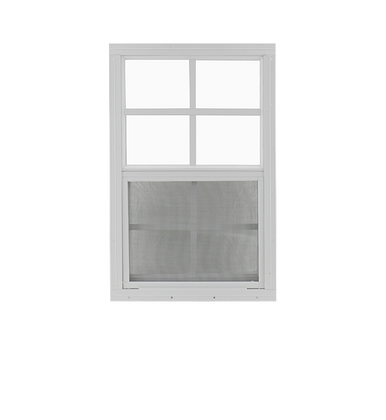 Vertical Slider 18" x 36" Shed Window with Tempered Glass