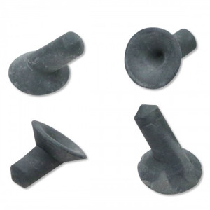 Angled Ceramic Phantom Frag Plugs 3/4" - Rock Hard Reefs