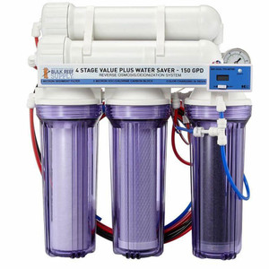 4 Stage Value Plus 150GPD Water Saver RO/DI System - Bulk Reef Supply image