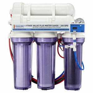 4 Stage Value Plus 200GPD Water Saver RO/DI System - Bulk Reef Supply image