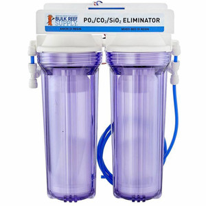 Dual DI Phosphate CO2 & Silica Eliminator with DM-1 Dual TDS Meter - Bulk Reef Supply image