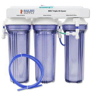 Triple DI Saver Kit with Resin and TDS Meter - Bulk Reef Supply image