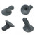 Angled Ceramic Phantom Frag Plugs 3/4" - Rock Hard Reefs