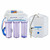 5 Stage 75GPD Drinking Water RO System with Nickel Faucet - Bulk Reef Supply image