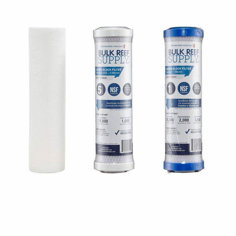 BRS 4 Stage RO Only Replacement Filter Kit - Bulk Reef Supply image