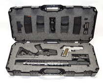 QF630- Quick Fire Cases® AR-15 Take Down 1 Rifle & 1 Pistol Case