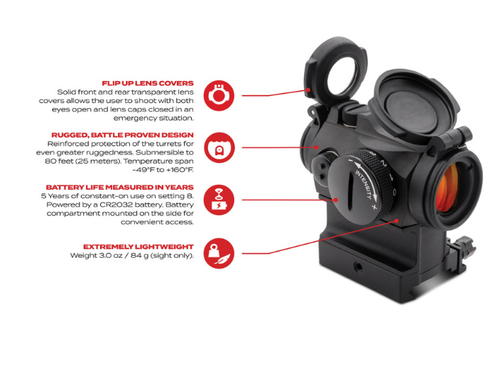 Aimpoint Micro T-2™ Red Dot Reflex Sight - No Mount
