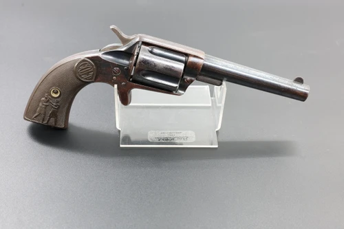 Colt Etched Panel New House Revolver with "Cop & Thug" Grips