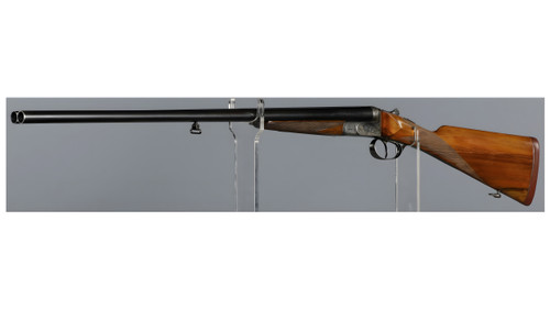 Factory Engraved Liegeoise D'Armes A Feu 16 Gauge Double Barrel Shotgun