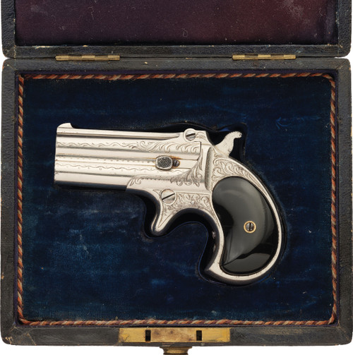 Factory Engraved E. Remington & Sons Over/Under Derringer