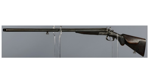 Factory Engraved German Double Barrel Hammer Shotgun
