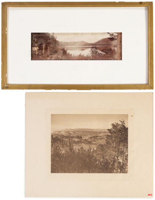 Two Attractive Vintage Landscape Prints, One by L. A. Huffman