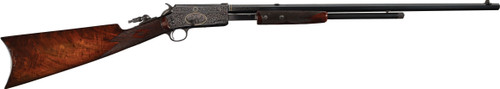 Factory Engraved Platinum and Gold Inlaid Marlin Deluxe Model 27S Slide Action Rifle