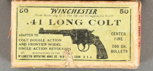 Antique .41 Long Colt Revolver Ammunition - 124B
