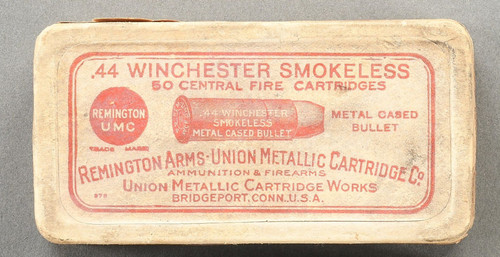 Antique Box of Remington Arms-UMC Winchester Model 1873 .44-40 WCF Ammunition