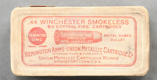 Antique Box of Remington Arms-UMC Winchester Model 1873 .44-40 WCF Ammunition