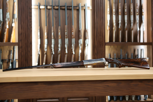 Custom Cosmi Titanium 28-Gauge Shotgun with Fully Hand Engraved Receiver