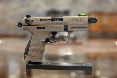 Walther P22Q 3.42" Tactical FDE 10RD 22LR