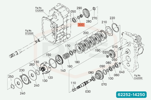 KUBOTA 62252-14250 COLLAR