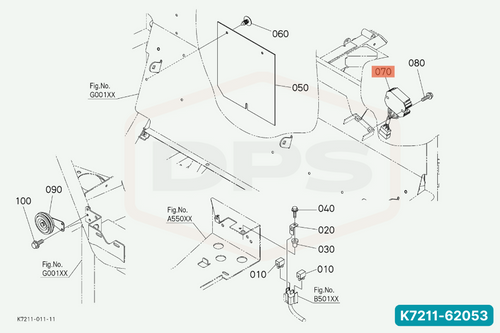 KUBOTA K721162053 REGULATOR
