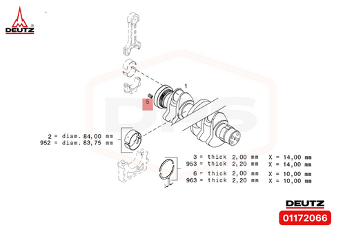 01172066 THREADED INSERT
