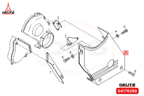 04176288 V-BELT GUARD