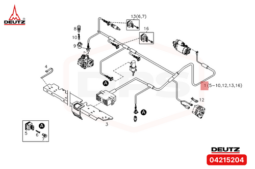 04215204 CABLE HARNESS