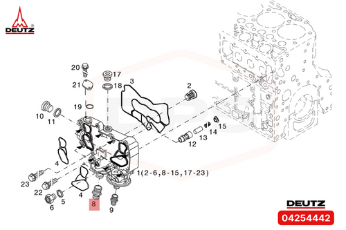 04254442 SCREWED BUSH