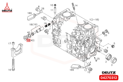 04270312 SCREW PLUG