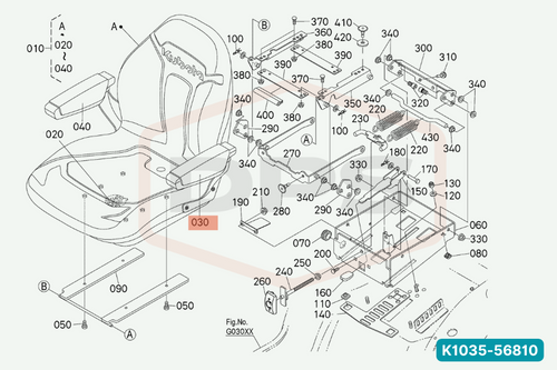 K1035-56810 ARMREST