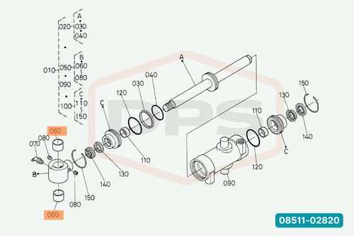 KUBOTA 08511-02820 BUSH