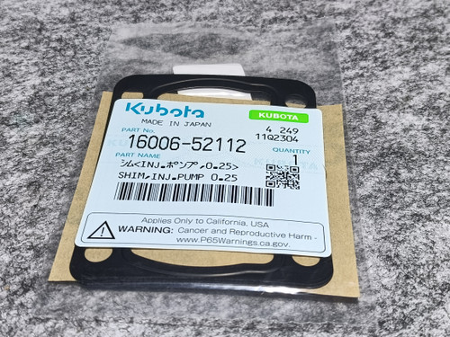 KUBOTA 16006-52112 SHIM